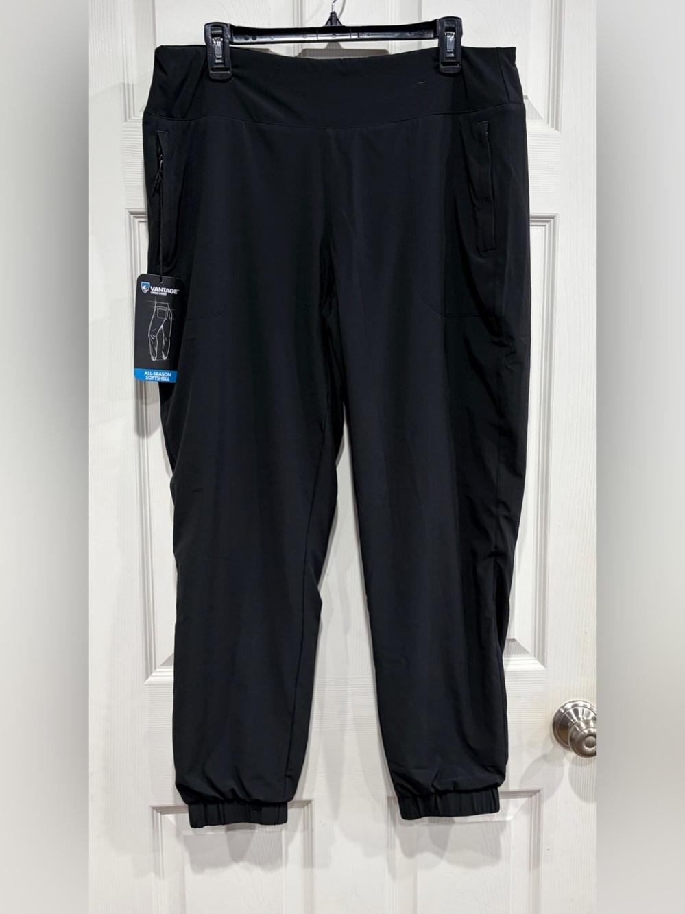 Kuhl Women's Large Vantage Lined Joggers Black UPF 50+ Quick-Dry Stretch NWT